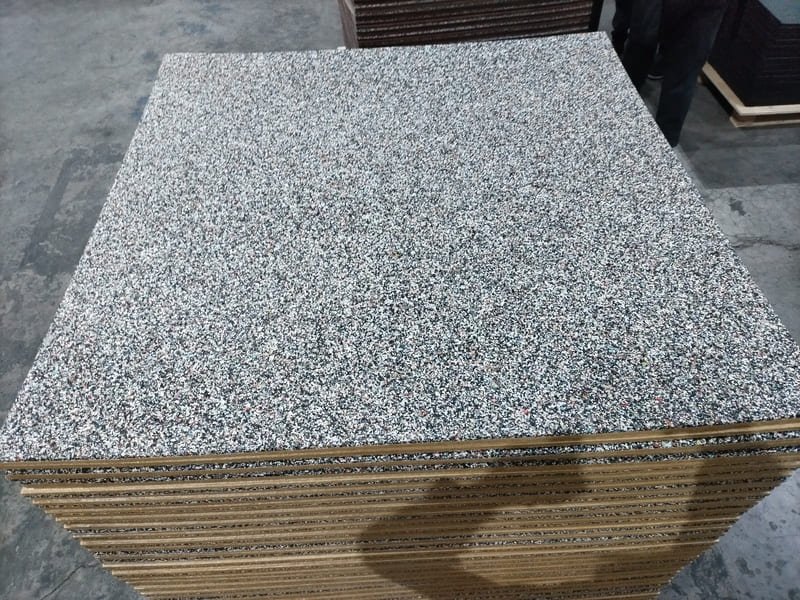 High density rubber flooring for gym equipment